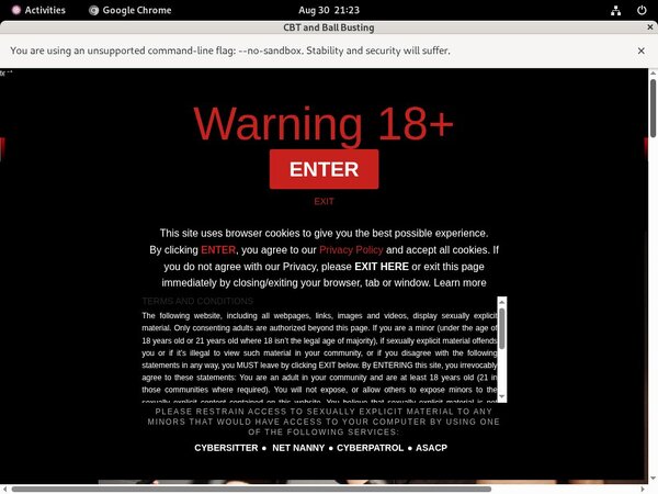 CBT And Ball Busting With Maestro Card