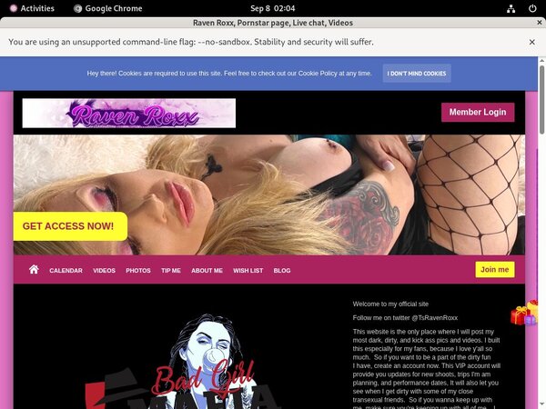 Free Ravenroxx.com Sign Up