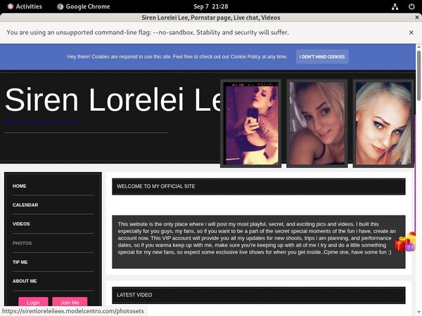Free Sirenloreleileex.modelcentro.com Hd