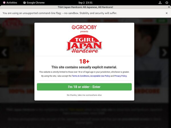 Free TGirl Japan Hardcore Day Trial