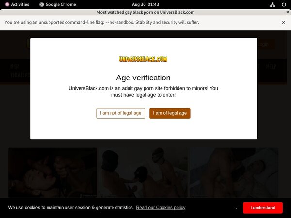 Free Univers Black Trial Membership