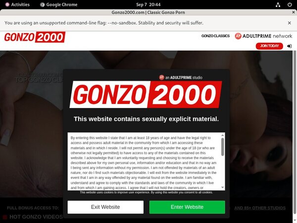 Free Working Gonzo 2000 Account