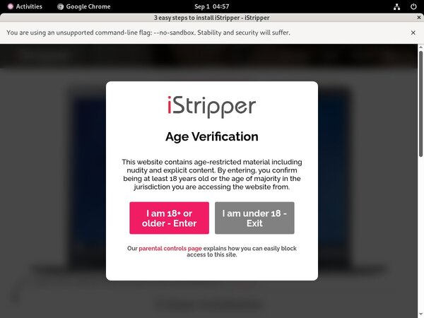 Istripper Daily Accounts