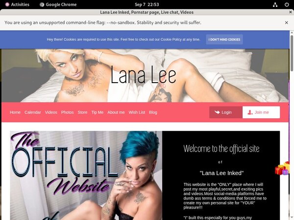 Lana Lee Inked Get Membership