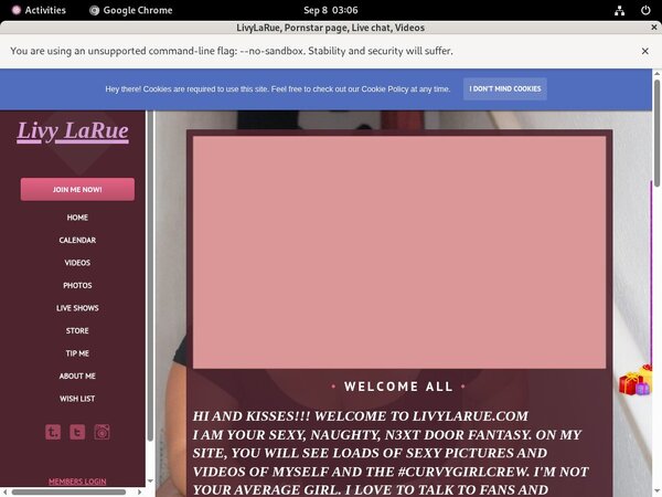 LivyLaRue Password Bugmenot