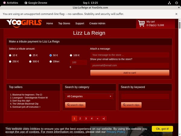 Lizz La Reign Free Trial Porn