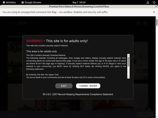 Loveherfilms.com Login Details