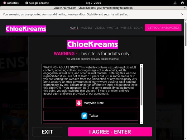 Membership To Chloekreams