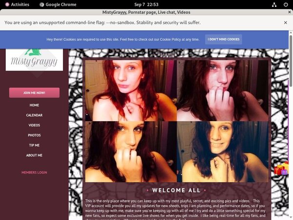 Mistygrayyy.modelcentro.com Get Membership