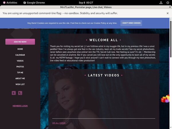 MrsTLucifer Using Pay Pal