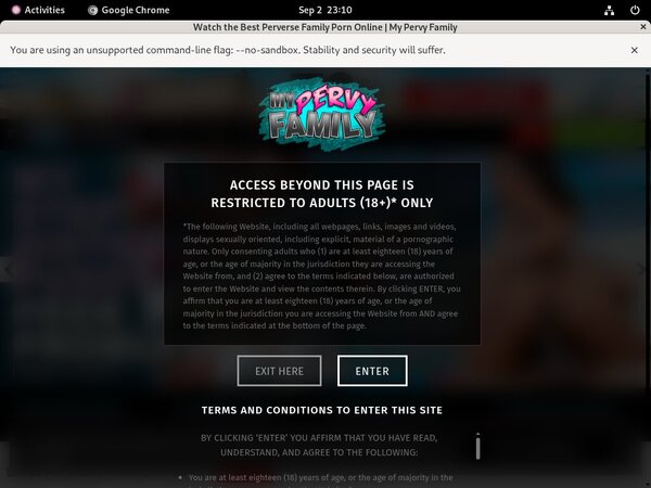 Mypervyfamily Site Passwords