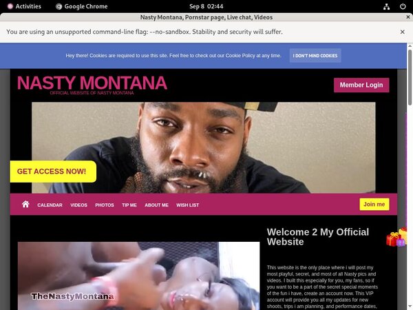 NastyMontana Discount Sign Up