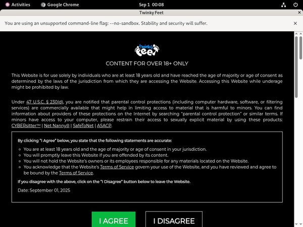 New Twinkyfeet Site Rip