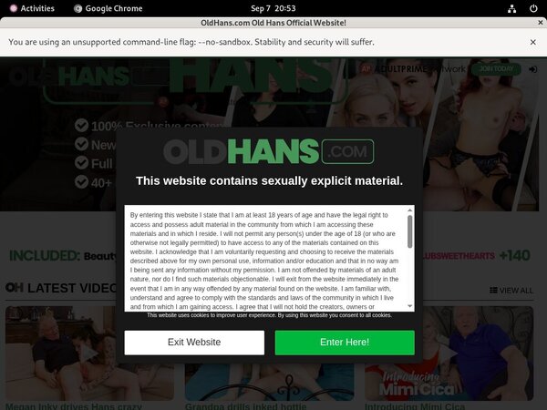 Oldhans.com Con