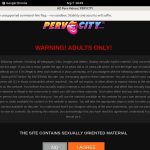 Pervcity.com Sign Up Page