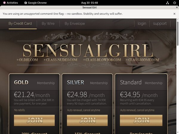 Sensualgirl Free Trial Promotion