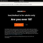 Sexlikereal.com Discounts