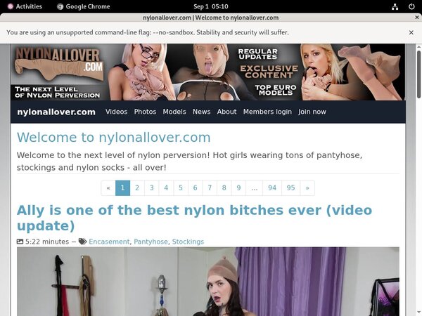 Signup Nylonallover.com Paypal
