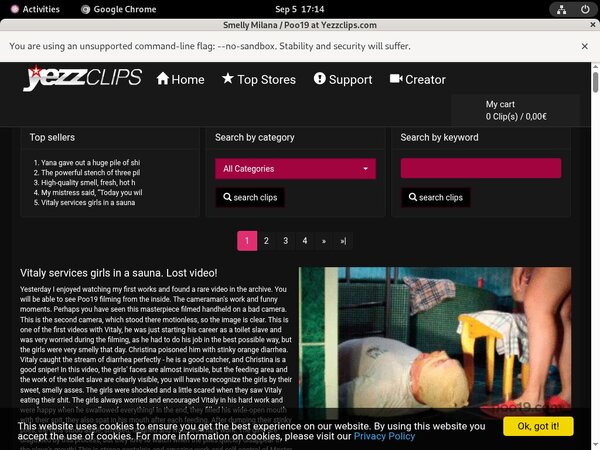 Smelly Milana Full Scenes