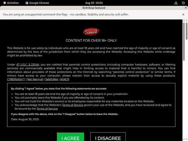 Str8 Boyz Seduced Renew Subscription