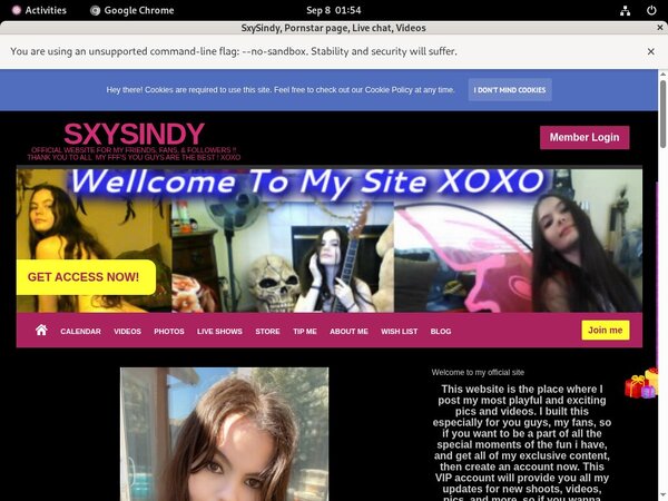 Sxysindyxoxo.com Cam