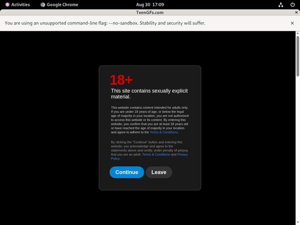 Teengfs.com Membership Account