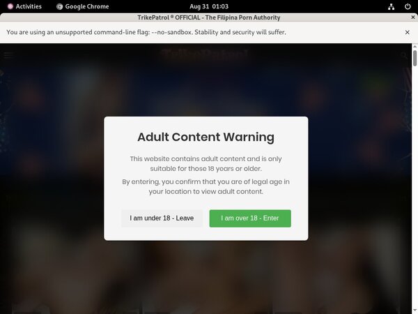Trikepatrol Website Password