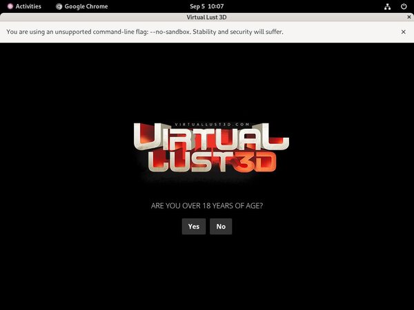 Virtuallust 3D Sign