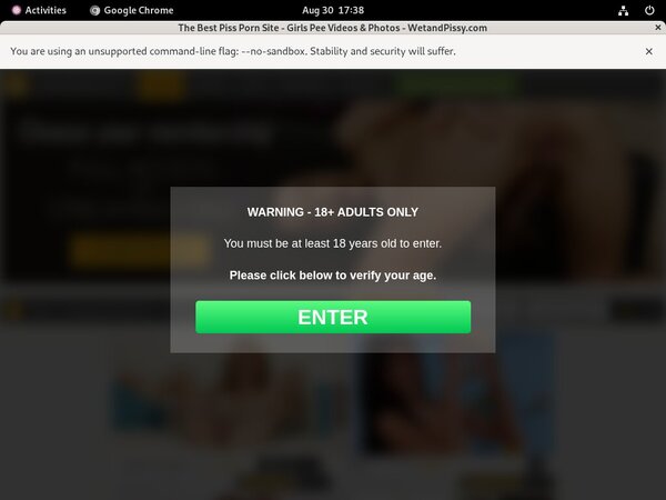 Wet And Pissy Get Trial Membership