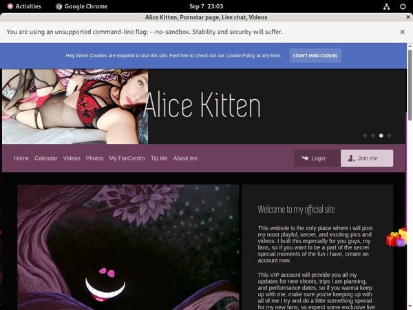 Alice Kitten Fresh Passwords