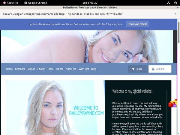 BaileyRayne With European Credit Card