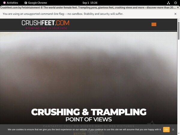 Crush Feet Discount Tour