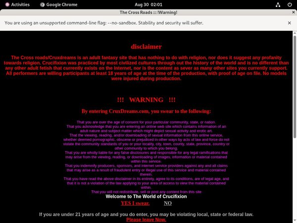 Crux Dreams New Accounts