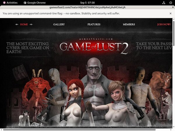 Game Of Lust 2 Account Membership