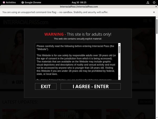 Interracialpass.com Paysite Passwords