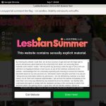 Lesbian Summer Sex Tape