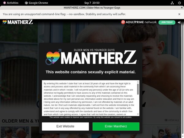 Mantherz Account Information
