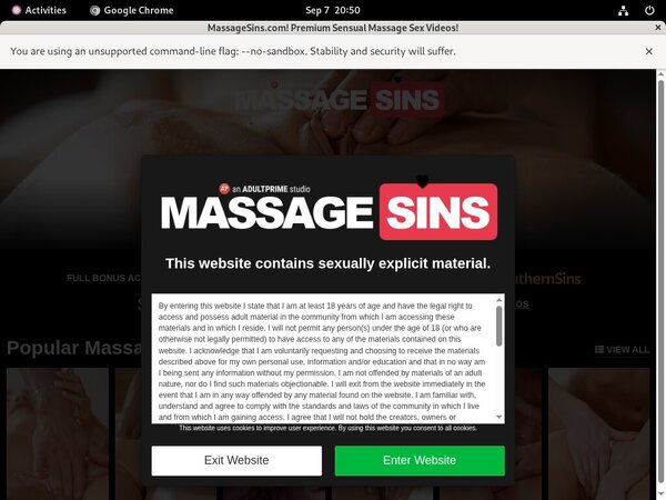 Massagesins.com Membership Deal