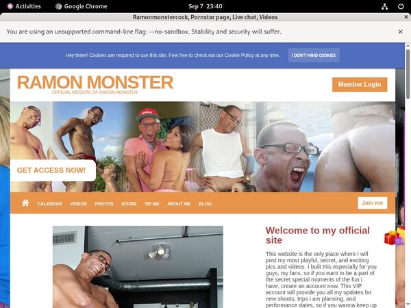Ramonmonstercock X