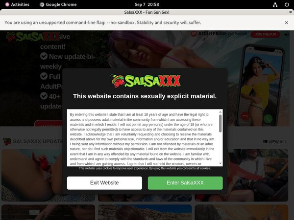 Salsaxxx Login Password