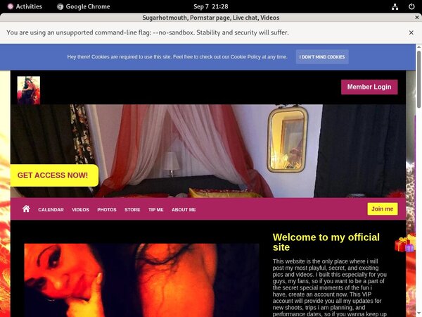 Sign Up To Sugarhotmouth.com