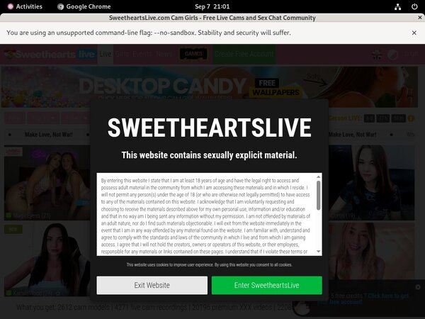 Sweetheartslive Premium Account Free