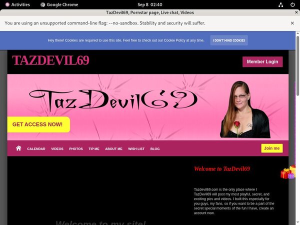 Tazdevil69 Com Discount Trial