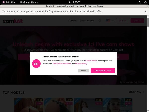 Try Cam Lust Free Trial