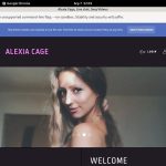 Alexia Cage Accounts And Password