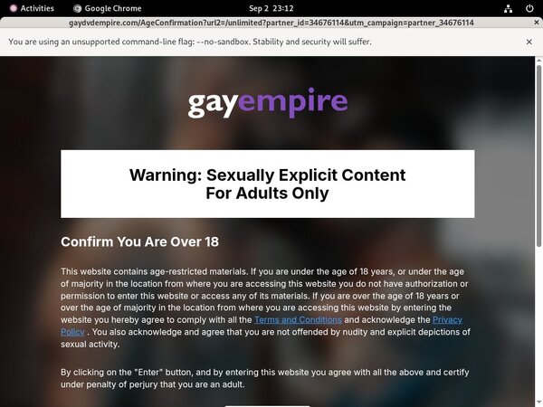 Gay Empire Unlimited With Pay Pal