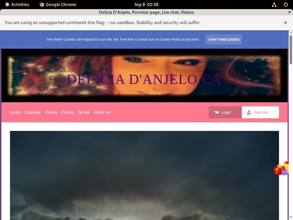 Create Delicia D'Anjelo Account