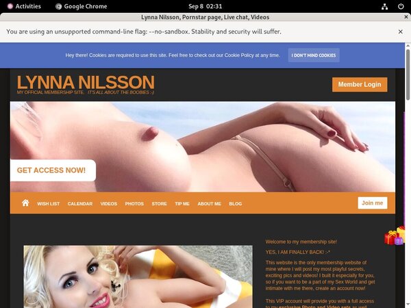 Lynna Nilsson Login Ids